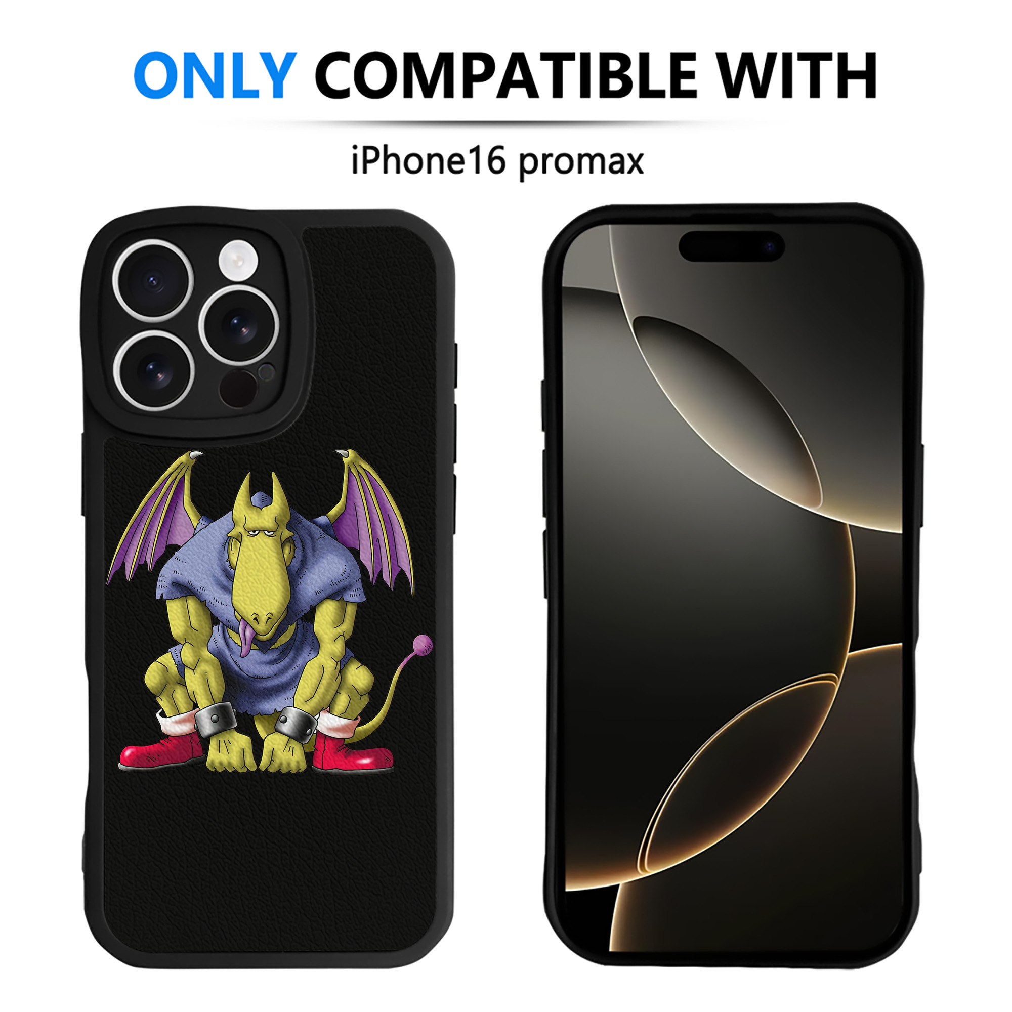 （画像用） ドラゴンクエスト Doragon Kuesuto Dragon Quest 【iPhone 16シリーズ対応】シリコンスマホケース（レザー調） 材質：シリコン